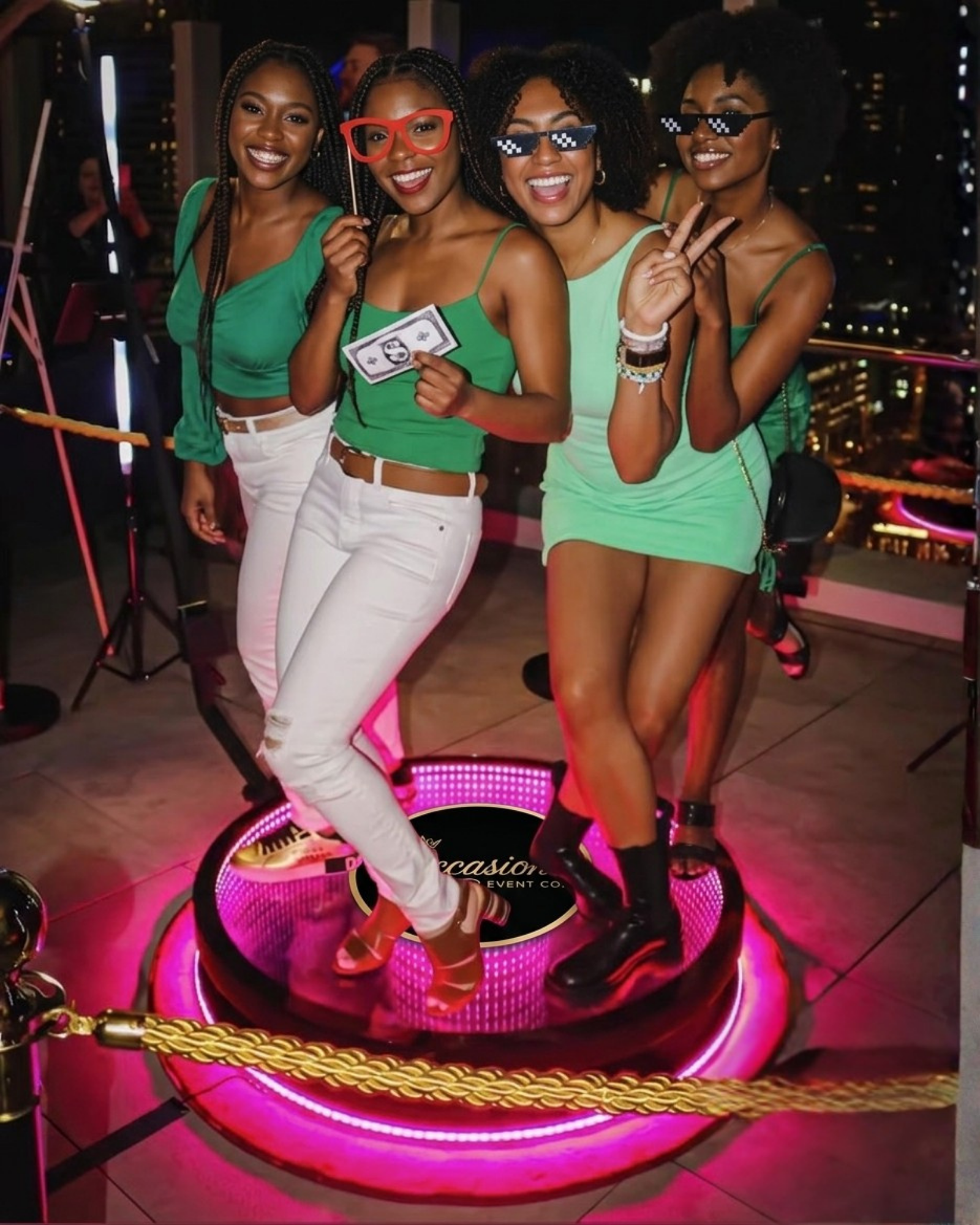 Graduation event photo booth moment